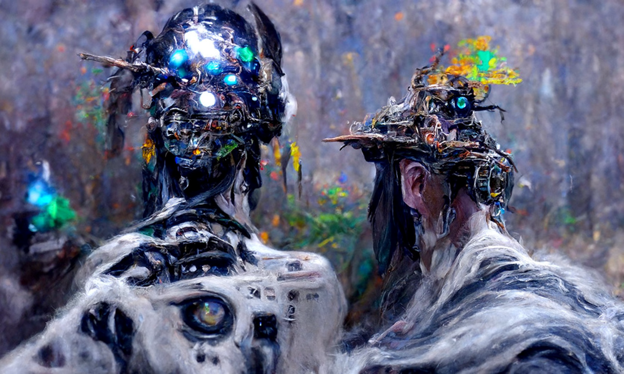 The artist, an artificial intelligence shaman